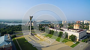 Russia. Rostov-on-Don. Memorial complex in honor of the liberation of Rostov-na-Donu. Theatre Square.