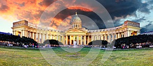 Russia - Saint Petersburg, Kazan cathedral at sunrise, nobody