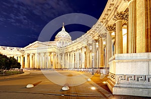 Russia - Saint Petersburg, Kazan cathedral at sunrise, nobody