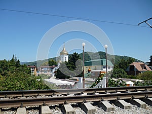 Russia Sochi, Golovinka Church of the Holy equal to the apostles Nina of the Black sea August 2019.