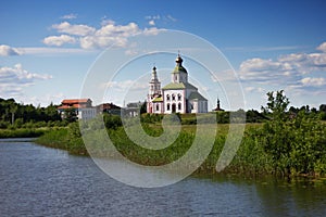 Russia, Suzdal, June 2021: Church of Elijah the Prophet on Ivanova Hill in Suzdal