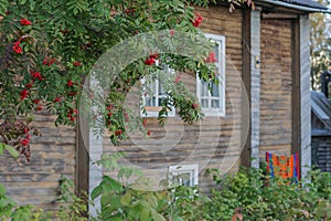 Russia, Syktyvkar, Komi Republic, expressive architecture of the city close-up, modern houses and old buildings, the contrast of t