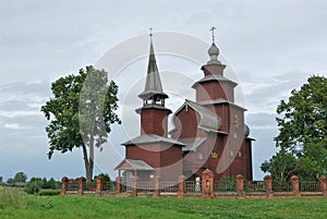 Russia. Town of Rostov the Great. Wooden Church photo