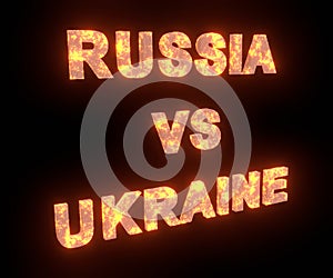 Russia vs ukraine words text