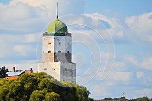 Russia, Vyborg. Ancient fortress.