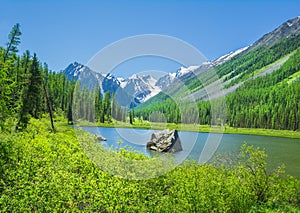 Russian Altai mountain landscape