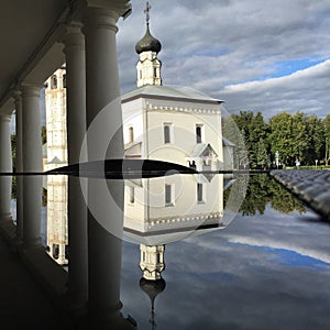 Russian ancient church in Suzdal. Russia, Golden Ring.