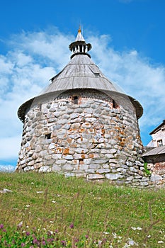 Ancient monastery tower