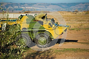 Russian armored personnel carrier APC
