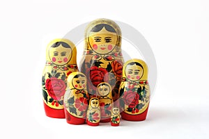 Russian Babushka Nesting Dolls photo