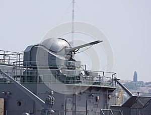 Russian battle ship canon