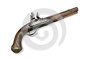 Russian cavalry flint pistol (gun)