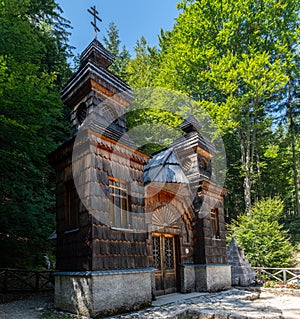 Russian Chapel in Kranjska Gora, Slovenia