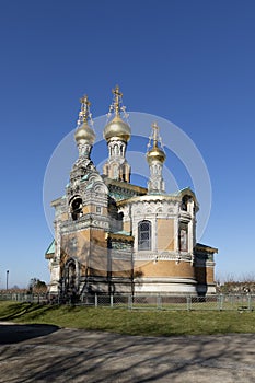 Russian chapel on the Mathildenhoehe in Darmstadt