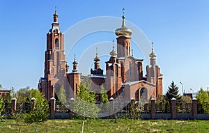 Russian church in city Mineralnye Vody