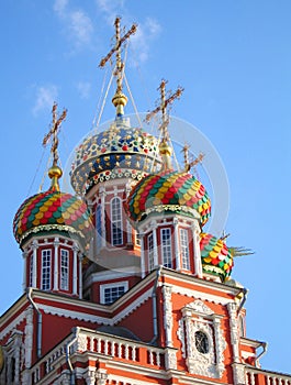 Russian church cupolas