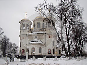 Russian church in winter