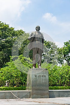 Russian communist leader Lenin statue