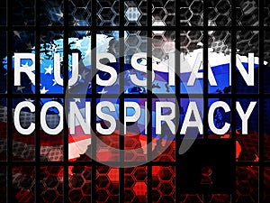 Russian Conspiracy Scheme By Politicians Conspiring With Foreign Governments 3d Illustration