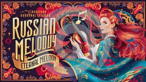 Russian Eternal Melody Female Illustration