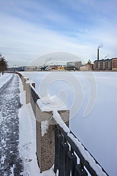 Russian Federation Saint Petersburg pure winter