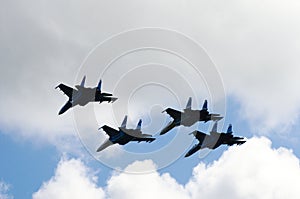 Russian fighters aircraft Sukhoi Su-27 Flanker