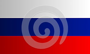 Russian flag vector. the national flag of the Russian state. Russian national flag background