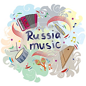 Russian folk musical instruments