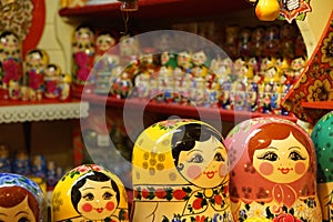 Russian folk nested dolls, matryeshka