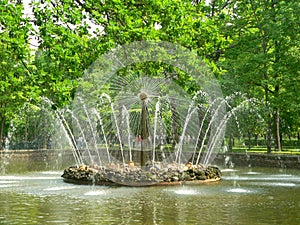 Russian fountain (sun)