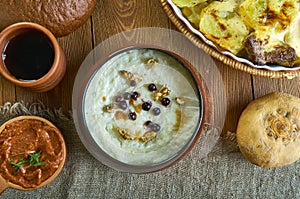 Russian Guriev porridge