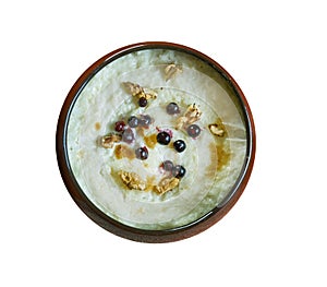 Russian Guriev porridge