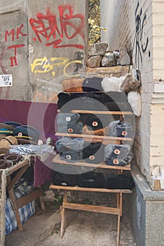 Russian Hats and Graffiti, Kiev