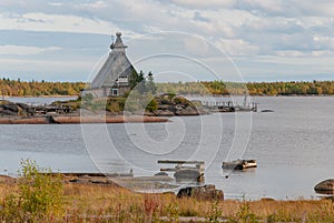 Russian landscape. Russian north, Karelia