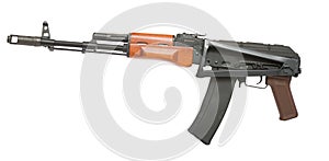Russian machine gun AKS-74U