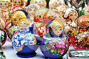 Russian matrioshka photo