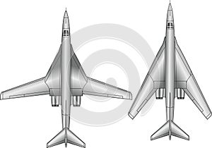 Russian military strategic missile carrier Tu-160