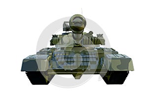 Russian military tank T-90. isolate on white background