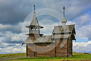 Russian monument of architecture of Kizhi