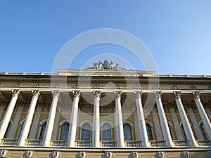 Russian museum in front view