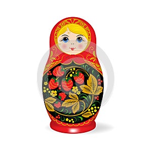 Russian nesting doll. Babushka or Matryoshka.