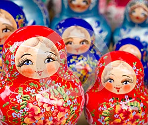 Russian nesting dolls photo