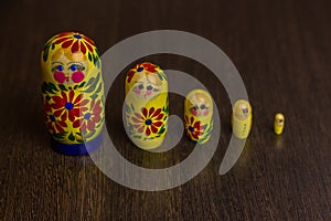 Russian nesting dolls, babushkas or matryoshkas