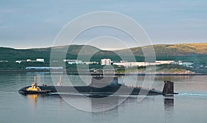 Russian nuclear submarine Dmitry Donskoy