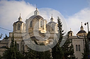 Russian orthodox cathedral, Jerusalem, Israel