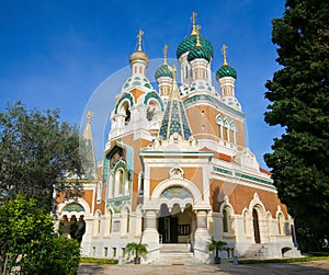 Russian Orthodox Cathedral in Nice, France