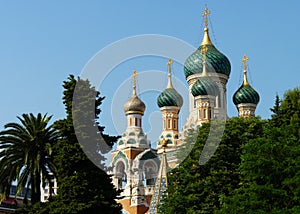 Russian Orthodox Church in Nice, France.