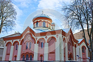 Russian Orthodox Church of Saint Paraskeva in the Old Town of Vilnius, Lithuania