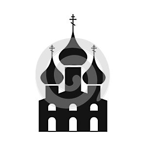 Russian orthodox church simple icon