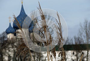 A Russian Orthodox Church in a snowy winter in Suzdal, Russia - RUSSIA